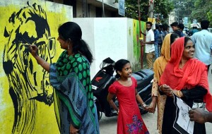 khasak, o v vijayan, ഖസാക്കിന്റെ ഇതിഹാസം, ഖസാക്ക്, ദീപൻ ശിവരാമൻ, graffiti, ഗ്രാഫിറ്റി
