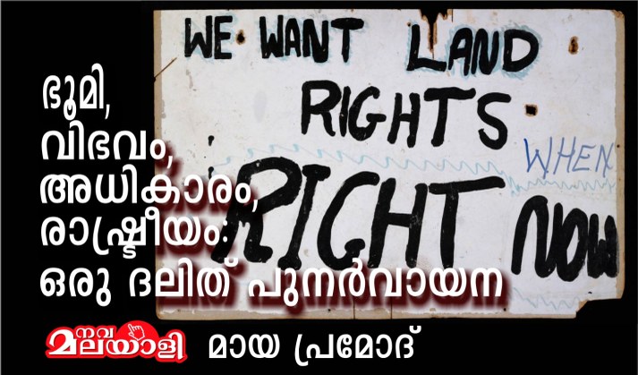 ഭൂമി, വിഭവം, അധികാരം, രാഷ്ട്രീയം: ഒരു ദലിത് പുനർവായന