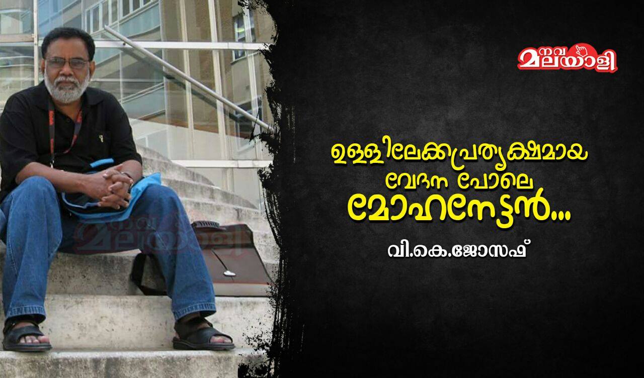 ഉള്ളിലേക്കപ്രത്യക്ഷമായ വേദന പോലെ മോഹനേട്ടന്…