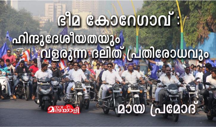 ഭീമ കോറേഗാവ് : ഹിന്ദുദേശീയതയും വളരുന്ന ദലിത് പ്രതിരോധവും – മായ പ്രമോദ്
