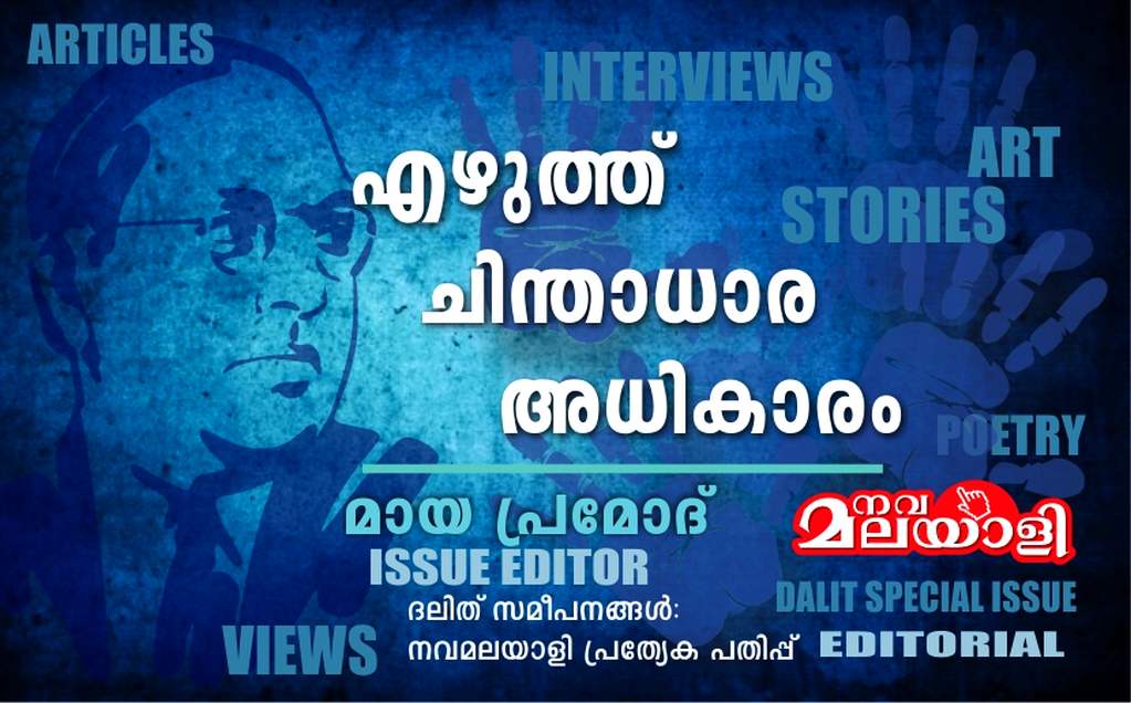 ദലിത് എഴുത്ത്, ചിന്താധാര, അധികാരം – മായ പ്രമോദ്
