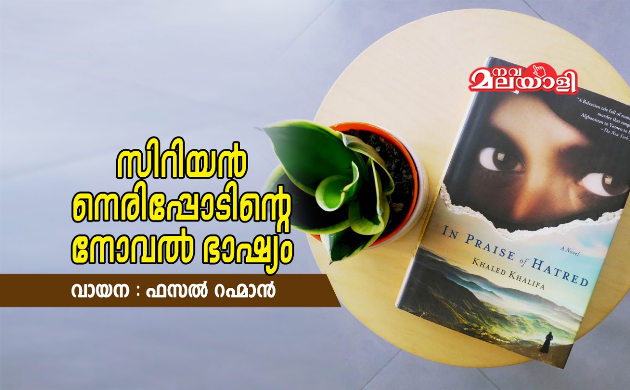 സിറിയന് നെരിപ്പോടിന്റെ നോവല് ഭാഷ്യം