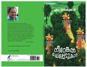 മാതൃഭൂമി ബുക്സ് പ്രസിദ്ധീകരിച്ച നീറേങ്കൽ ചെപ്പേടുകൾ എന്ന പുസ്തകത്തിന്റെ കവർ